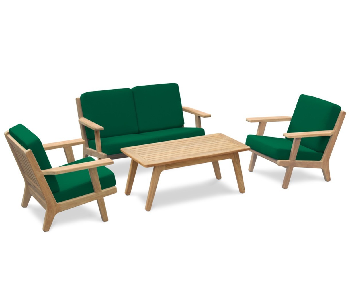 Eero Mid-Century Deep Seated Teak Garden Furniture Set