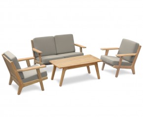 Eero Mid-Century Deep Seated Teak Garden Furniture Set
