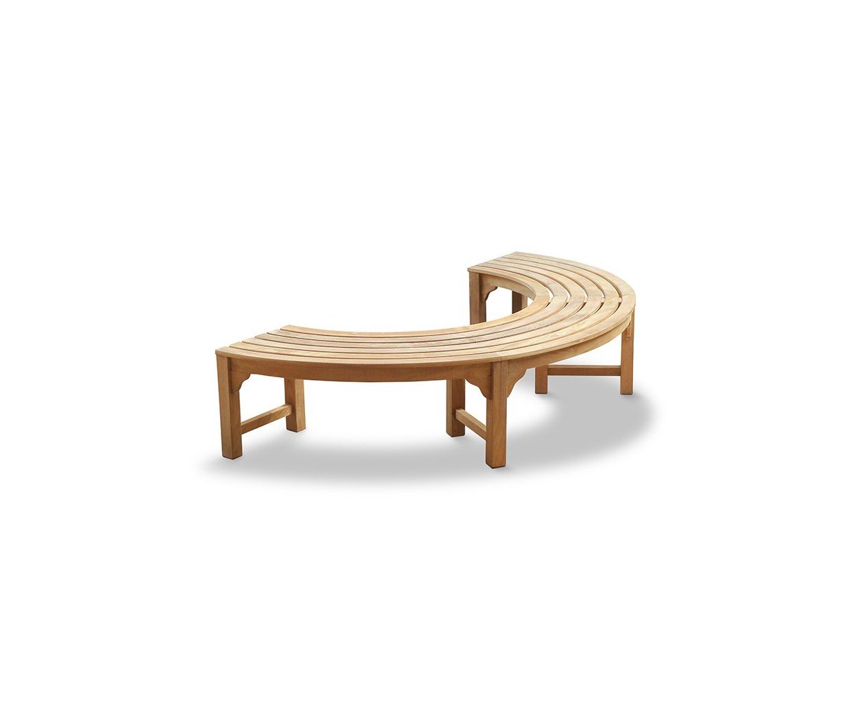 Saturn Half Round Backless Tree Seat – 2.2m