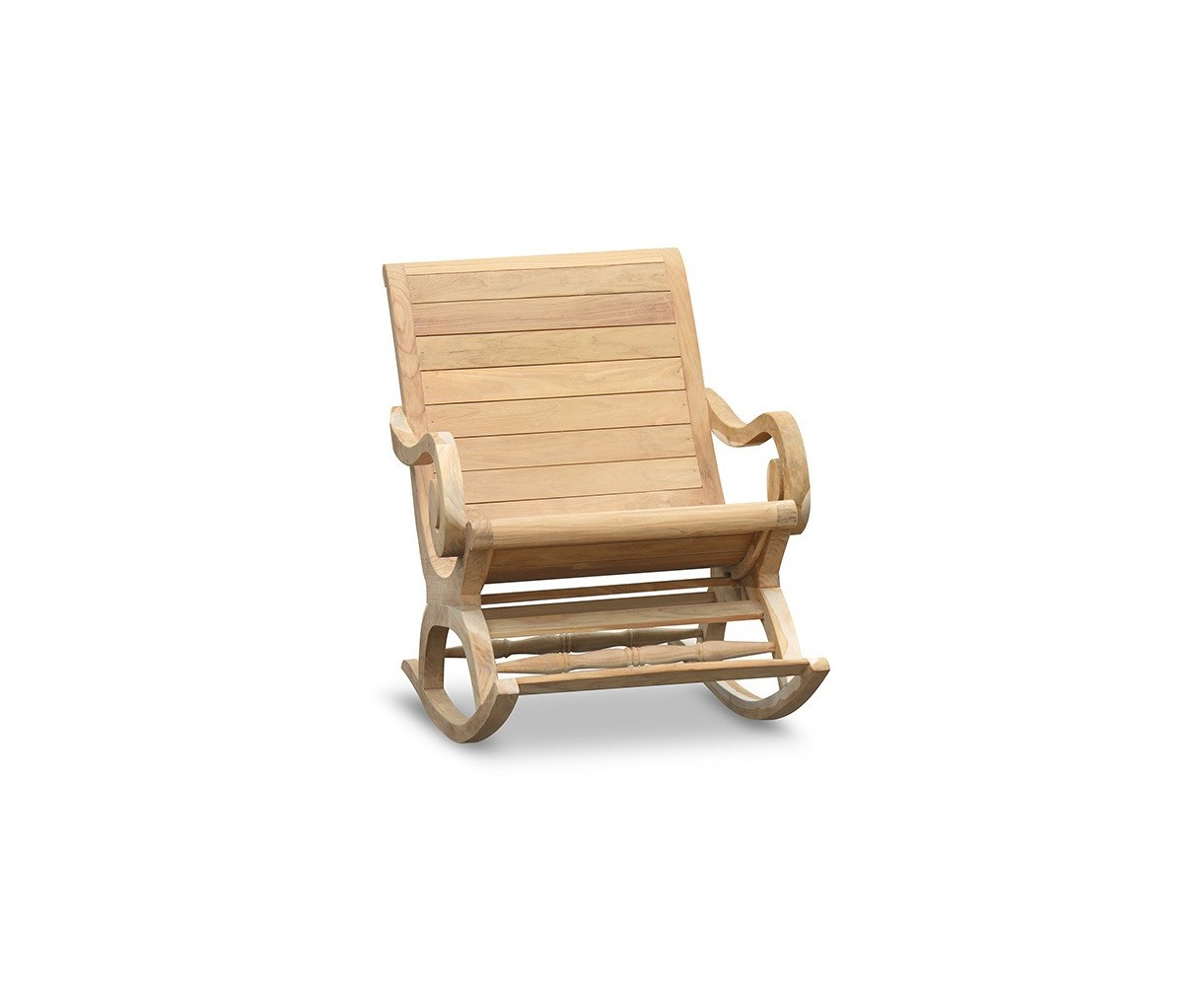 Capri Reclaimed Teak Plantation Rocking Chair