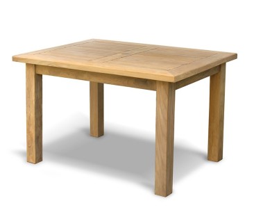 Balmoral Rectangular Teak Garden Table – 1.2m - Small Tables