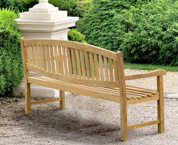 Ascot Teak 4 Seater Garden Bench