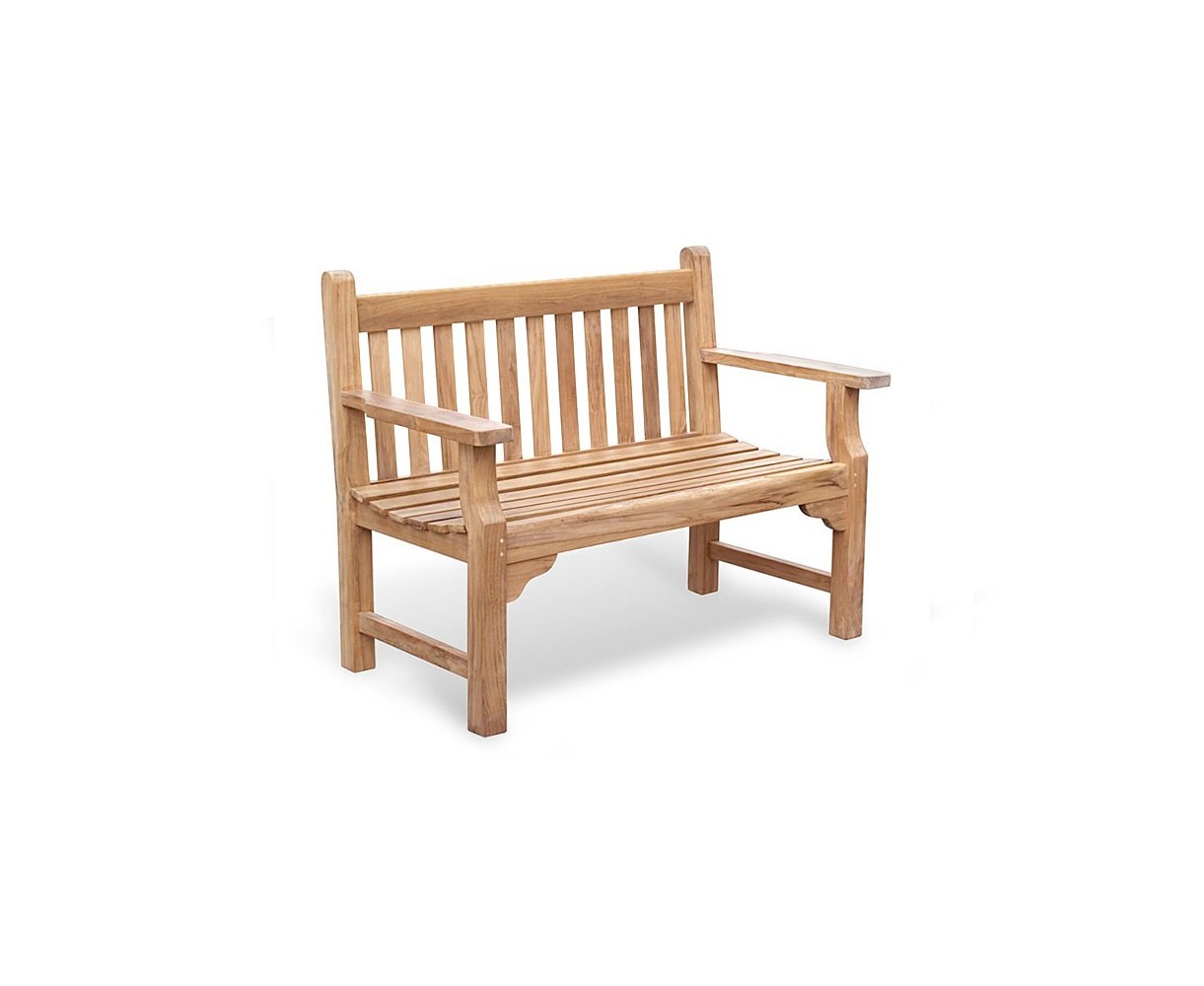 Taverners Teak 2 Seater Garden Bench