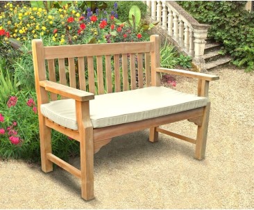 Taverners Teak 2 Seater Garden Bench | Heavy Duty Garden Bench