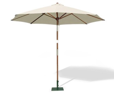Octagonal 2.5m Patio Parasol - Hardwood Parasol