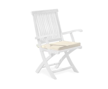 Folding Outdoor Chair Cushion With Ties