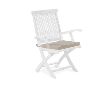 Folding Outdoor Chair Cushion With Ties