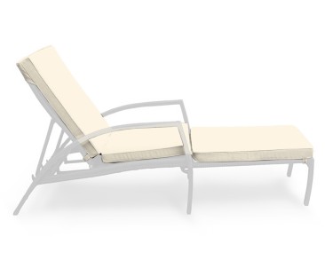 Monaco Rattan Sun Lounger Cushion - Garden Cushions