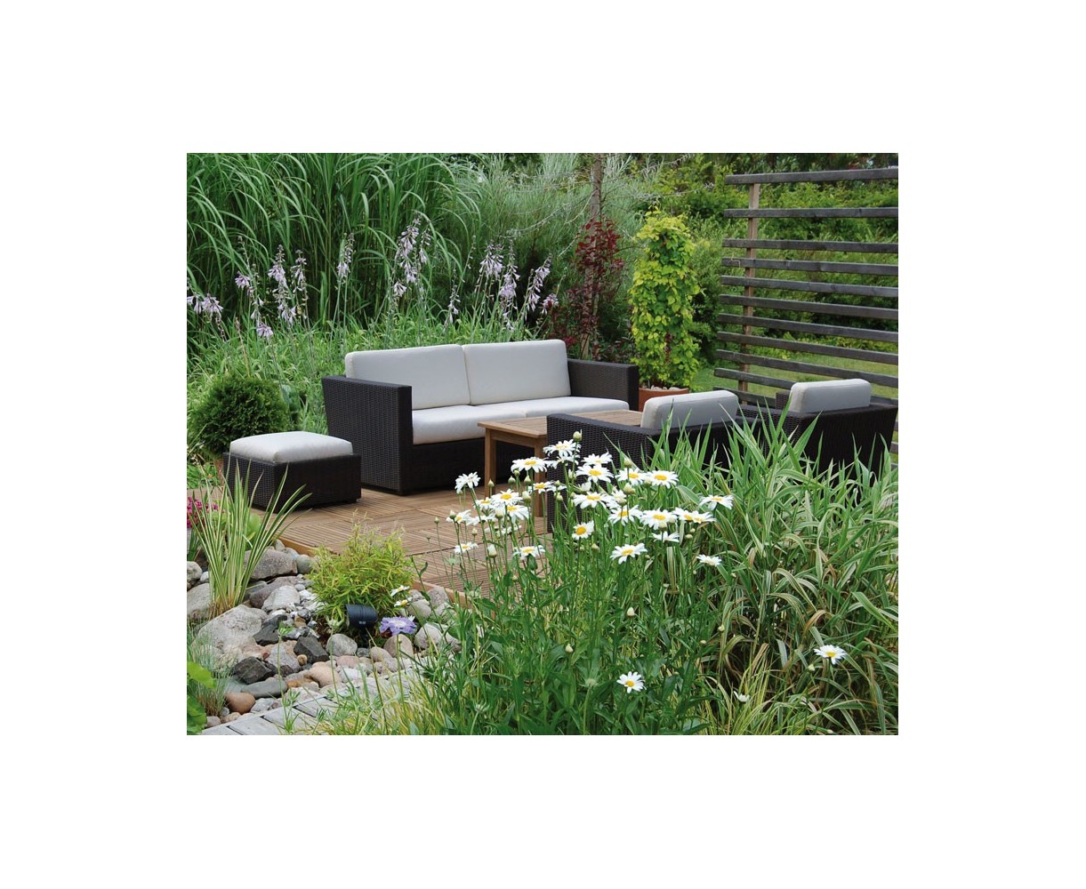 Riviera Poly Rattan Outdoor Sofa Set