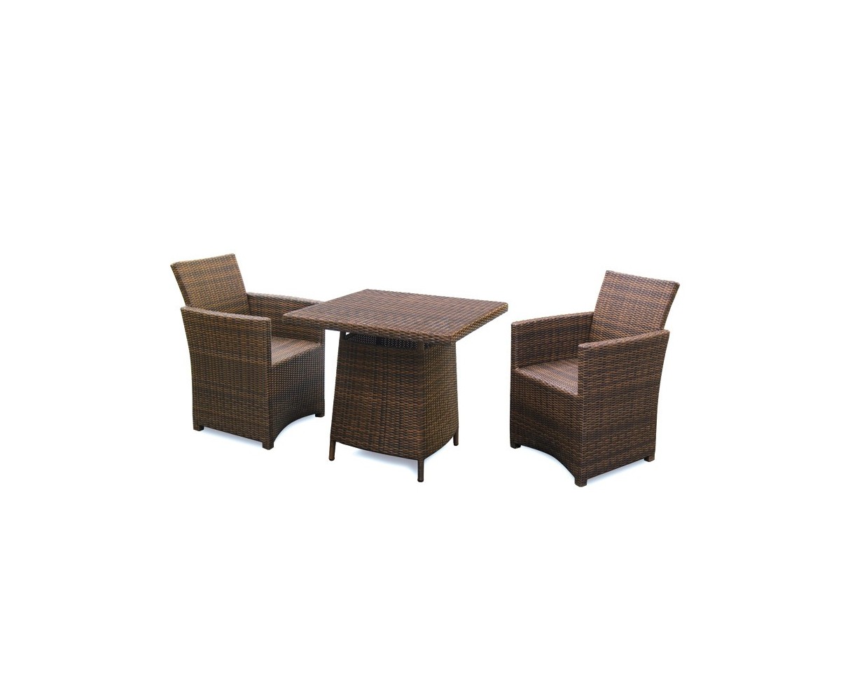 Eclipse Rehau Rattan 2 Seat Dining Set - All Weather