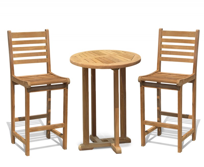 Canfield Yale Teak Outdoor Bar Set