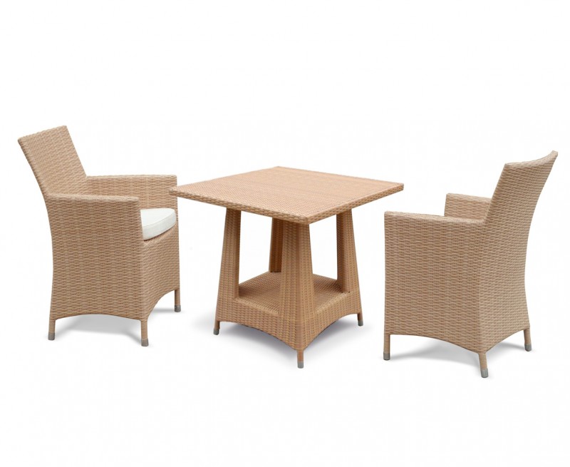 Rivera Poly Rattan Dining Table and Chair Set
