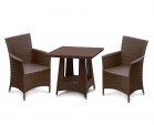 Riviera Poly Rattan Dining Table and Chair Set