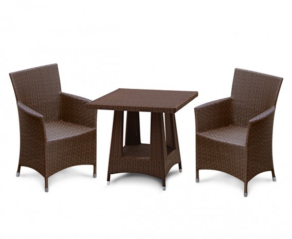 Rivera Poly Rattan Dining Table And Chair Set