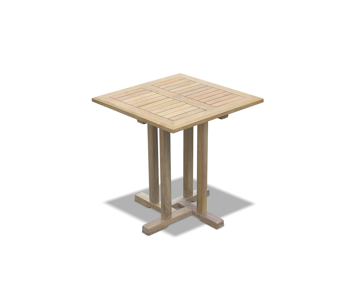 Canfield Teak Square Outdoor Table - 70cm