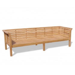 Bahama Extra Large Teak Garden Daybed – 2.7m