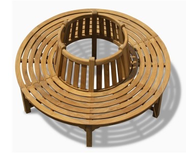 Teak Circular Tree Seat - 180cm