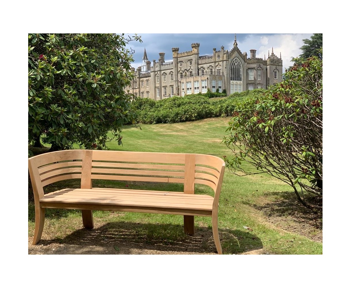 Kensington 3 Seater Teak Garden Bench