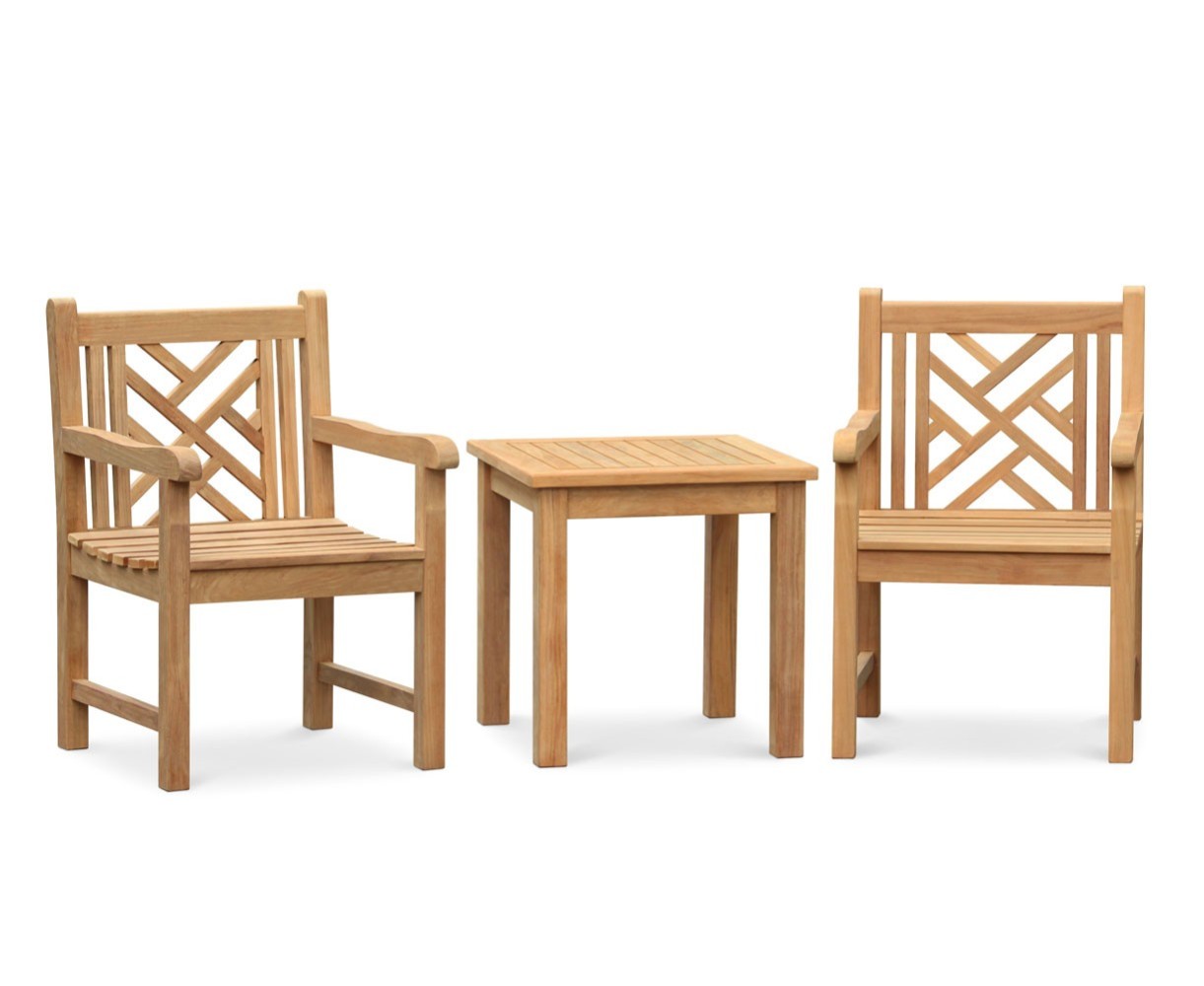 Princeton Teak 2 Seater Outdoor Set