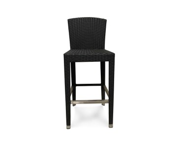 Woven Bar Chair, Black - NEW: End of line