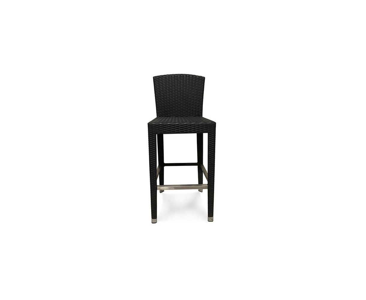 Woven Bar Chair, Black - NEW: End of line