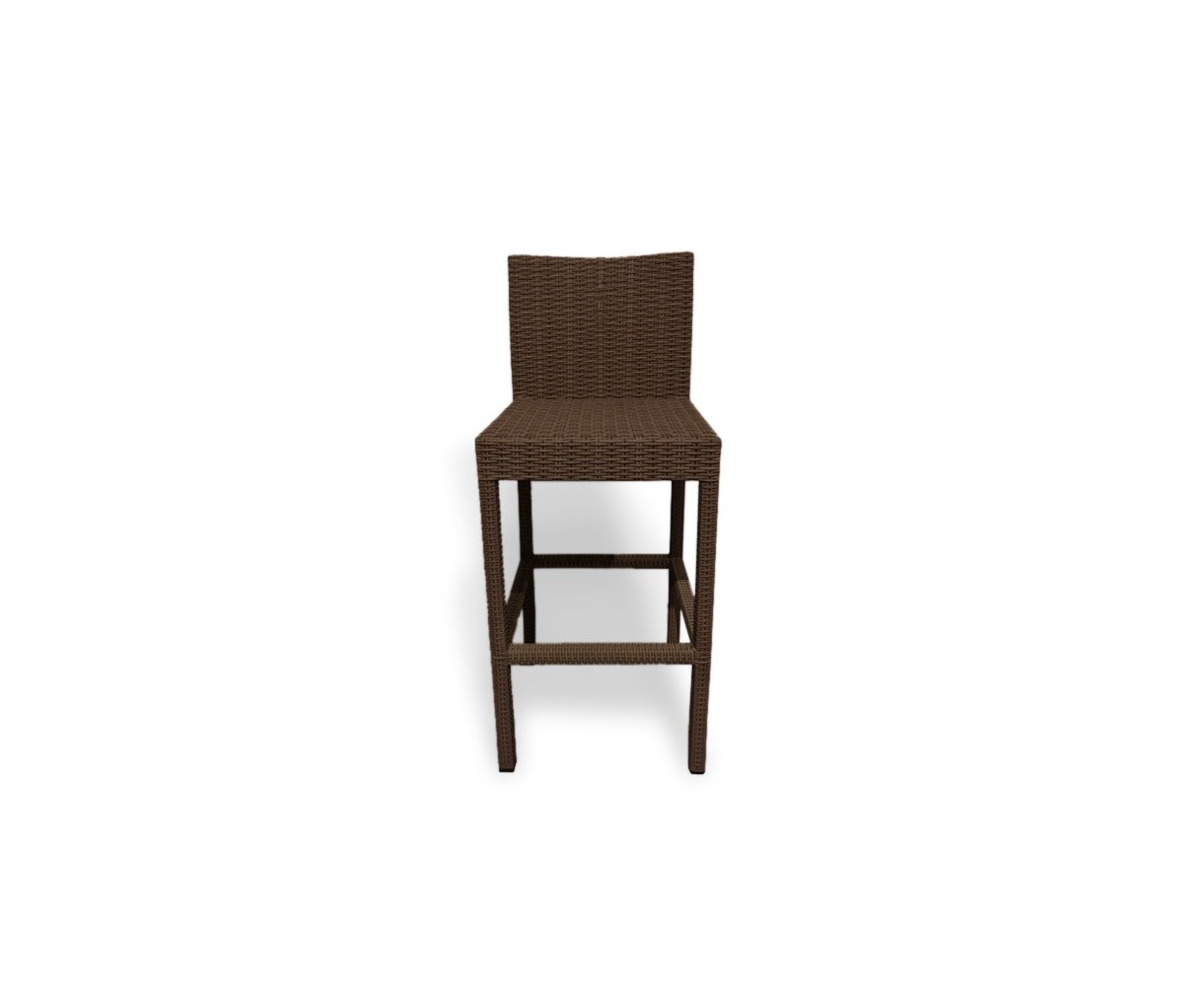 Woven Bar Chair, Java Brown - NEW: End of line