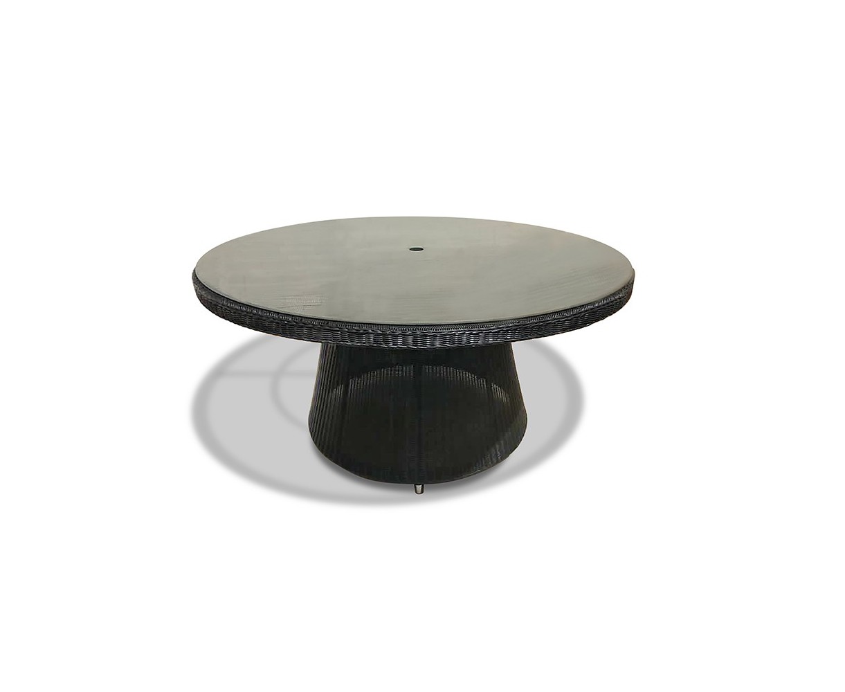 Lotus 1.5m Woven Garden Table - NEW: End of line