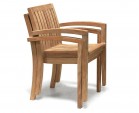 Monaco Teak Outdoor Stacking Chair