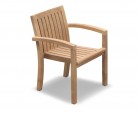 Monaco Teak Outdoor Stacking Chair