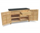 Aria Garden Sideboard, Teak and Granite