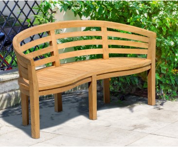 Kensington Teak Banana Bench