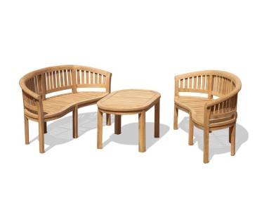 Wimbledon benches with Coffee Table