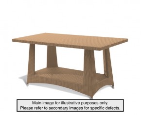 Riviera Rattan Dining Table - Used: Acceptable