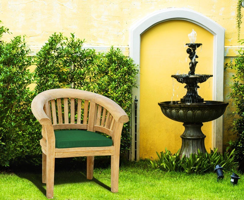 Deluxe Teak Banana Chair Garden Tub Chair