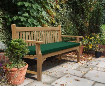 Taverners Teak 4 Seater Garden Bench | Public Bench