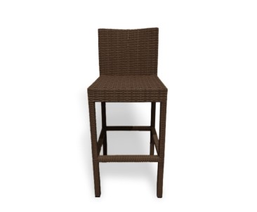 Set of 4 Java Brown Woven Bar Chairs - NEW: End of line