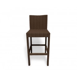 Set of 4 Java Brown Woven Bar Chairs - NEW: End of line