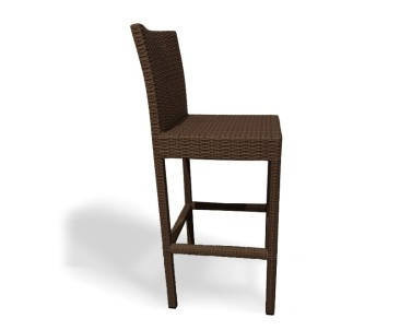 Set of 4 Java Brown Woven Bar Chairs - NEW: End of line