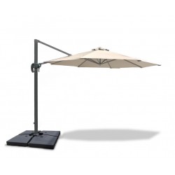 Umbra® 3.5m Round Natural Cantilever Parasol - New: Repackaged