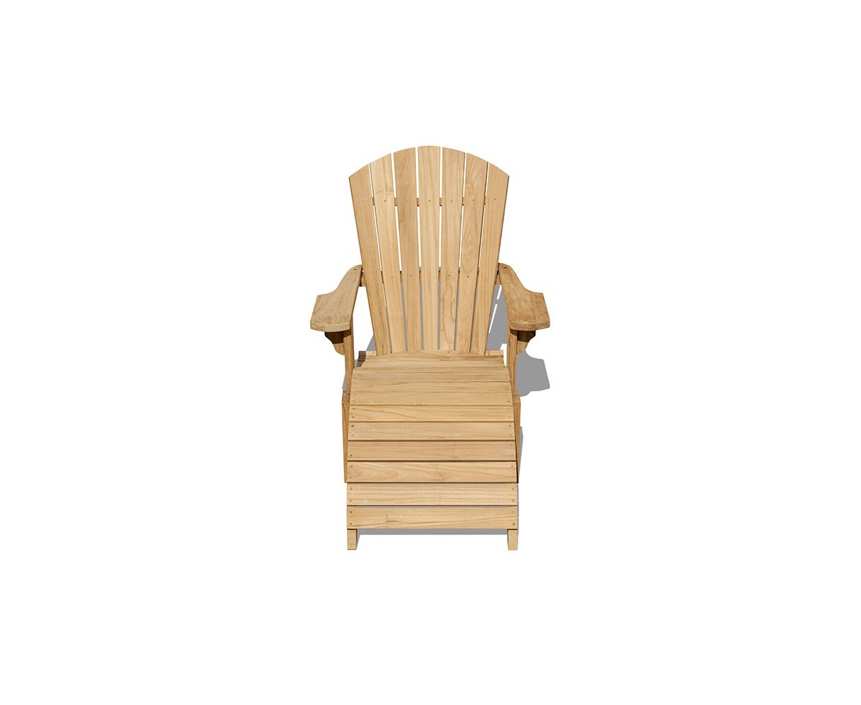 Bear Teak Adirondack Chair