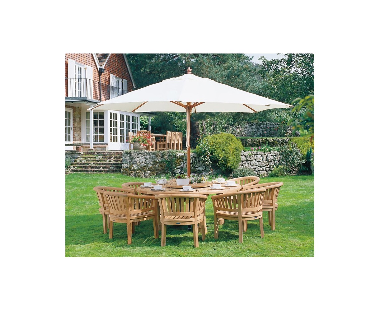 Titan Garden 8 Seater Teak Wooden Patio Dining Set