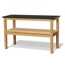 Aria Patio Buffet Table, Outdoor Teak Console Table - 1.4m