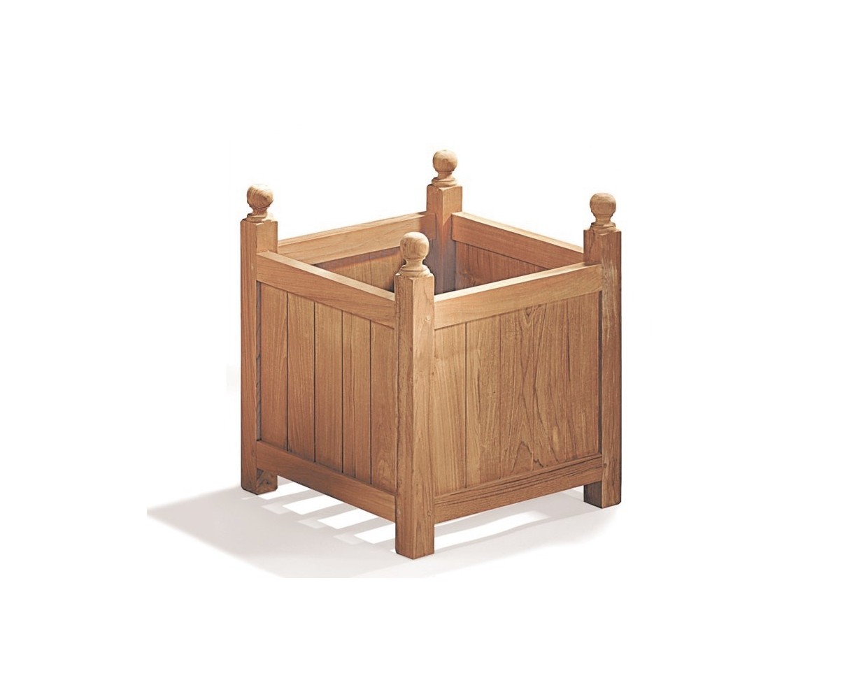 Pair of Large Wooden Versailles Planters | Large Wooden Garden Planters