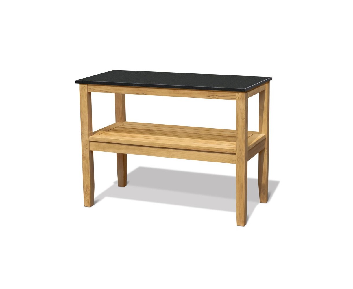 Aria Patio Buffet Table, Outdoor Teak Console Table - 1.2m