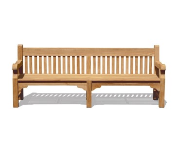 Banchory Heavy Duty Garden Bench - 2.4m