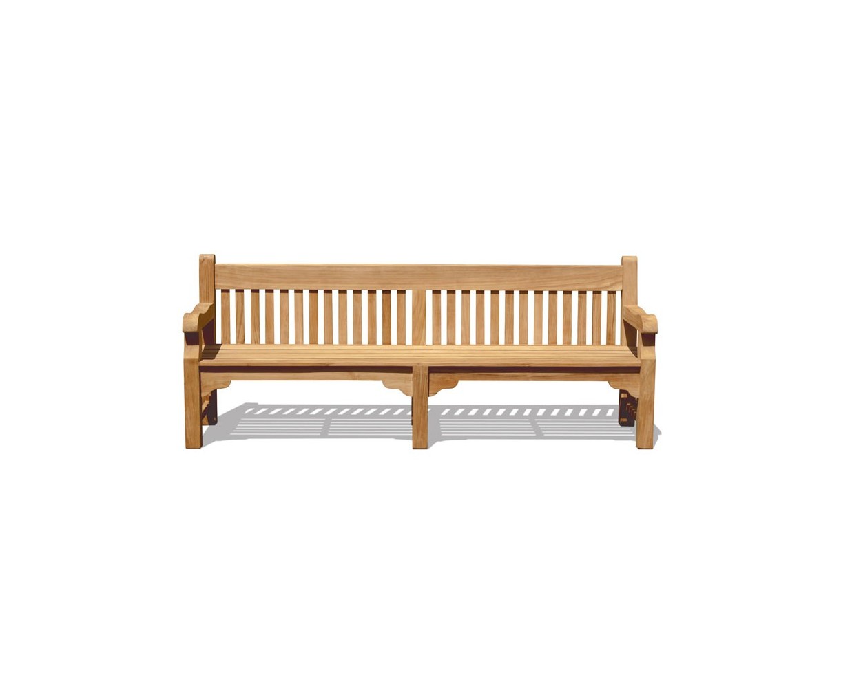 Banchory Heavy Duty Garden Bench - 2.4m