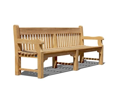 Banchory Heavy Duty Garden Bench - 2.4m