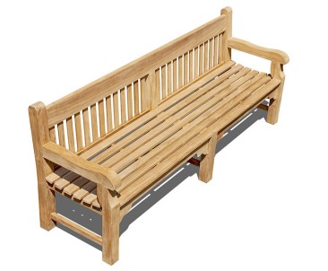 Banchory Heavy Duty Garden Bench - 2.4m