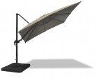 Square 3 x 3m Taupe Cantilever Parasol - New: Repackaged