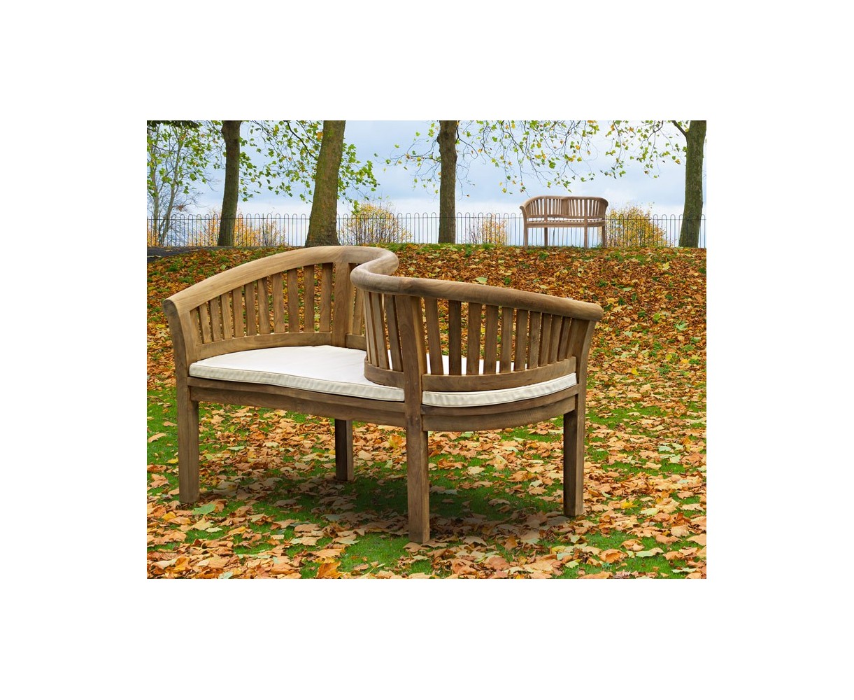 Teak Garden Love Seat - Love Bench